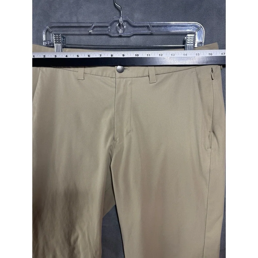 Lululemon Men's Commission Classic-Fit Pants Warpstreme Beige Size 33x31